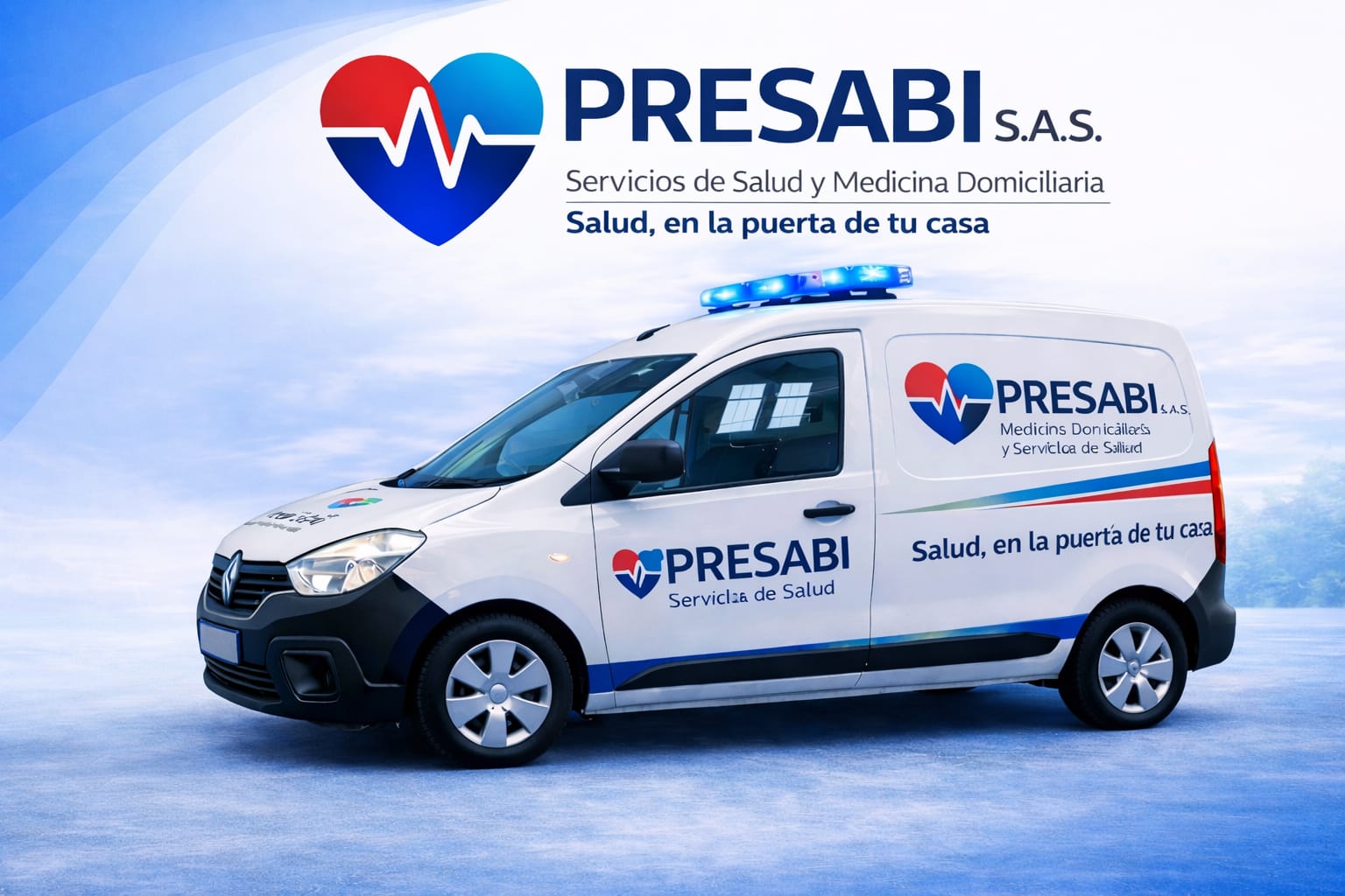 Profesional de salud brindando atención domiciliaria